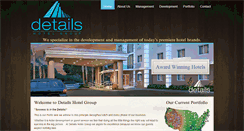 Desktop Screenshot of detailshotelgroup.com